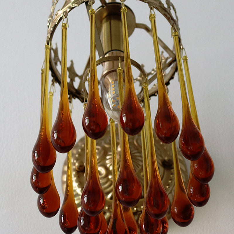 Modern Wall Light Fixture Creative Wall Light Sconce with Glass Shade for Bedroom