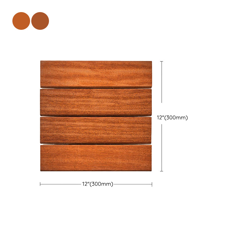 Outdoor Patio Water-resistant Composite Wooden Snapping Deck Plank