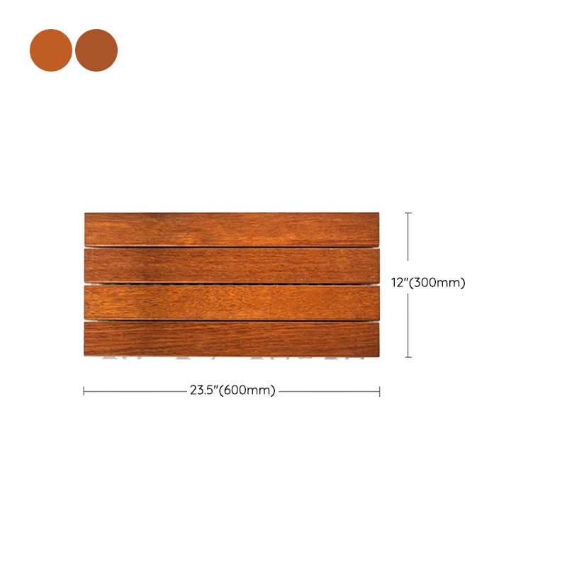 Outdoor Patio Water-resistant Composite Wooden Snapping Deck Plank