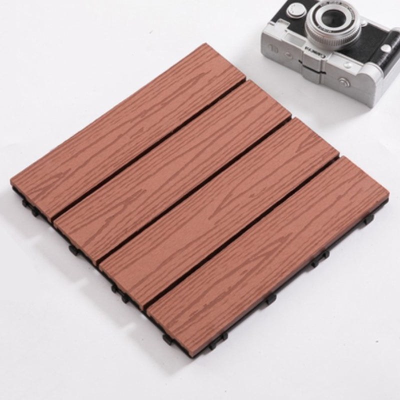 Interlocking Patio Flooring Tiles Striped Pattern Flooring Tiles Garden