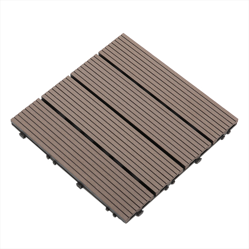 Interlocking Patio Flooring Tiles Striped Pattern Flooring Tiles Garden