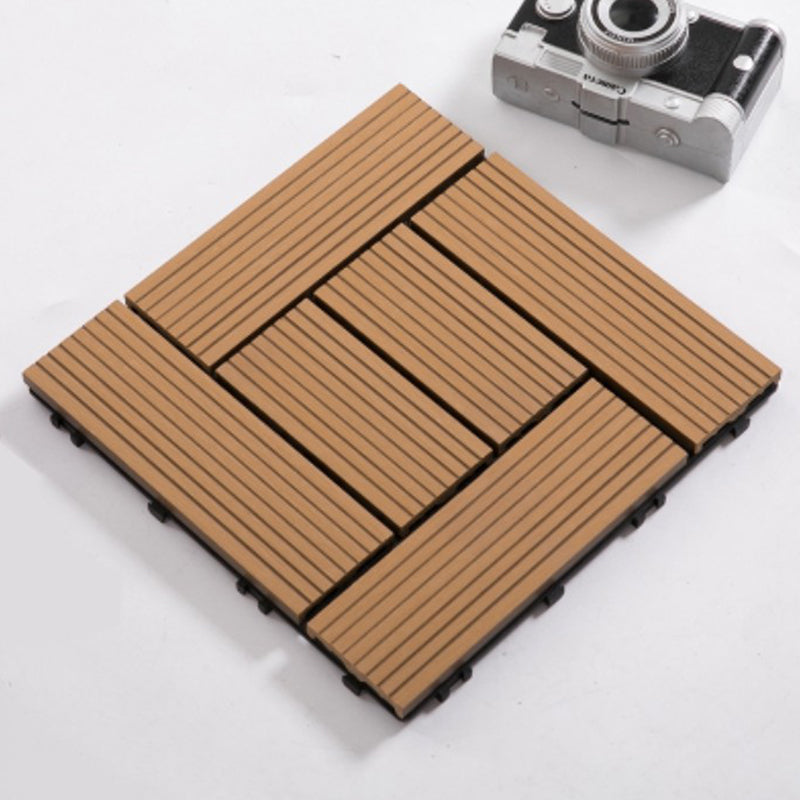 Interlocking Patio Flooring Tiles Striped Pattern Flooring Tiles Garden