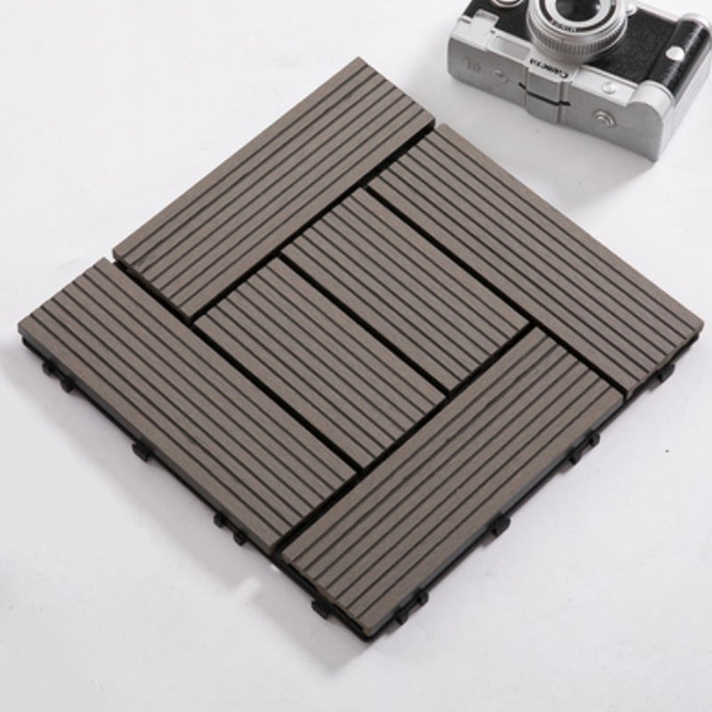 Interlocking Patio Flooring Tiles Striped Pattern Flooring Tiles Garden