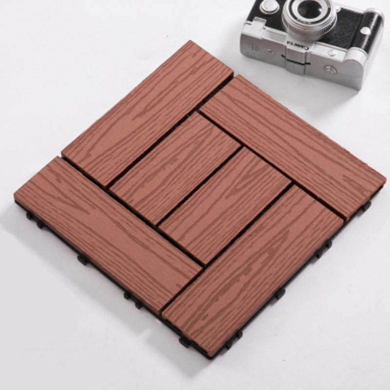 Interlocking Patio Flooring Tiles Striped Pattern Flooring Tiles Garden