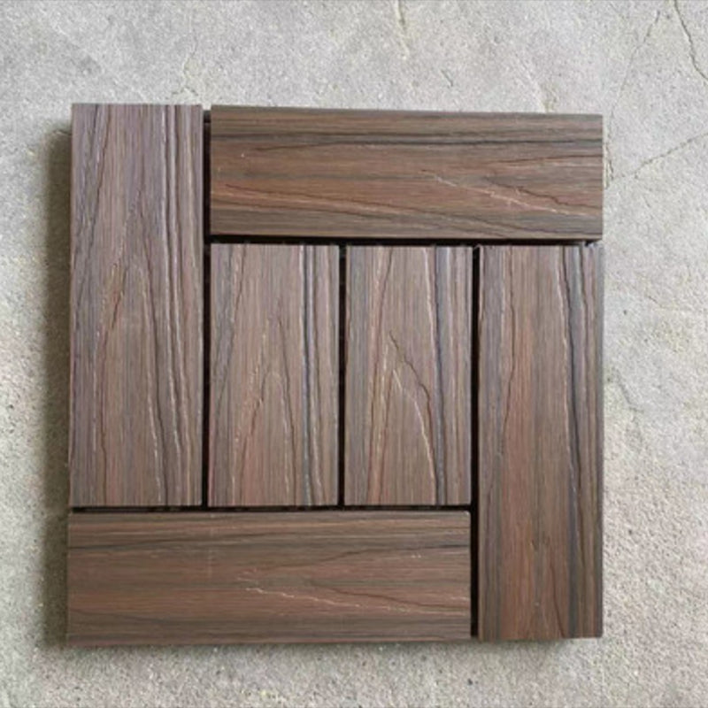 Interlocking Patio Flooring Tiles Striped Pattern Flooring Tiles Garden