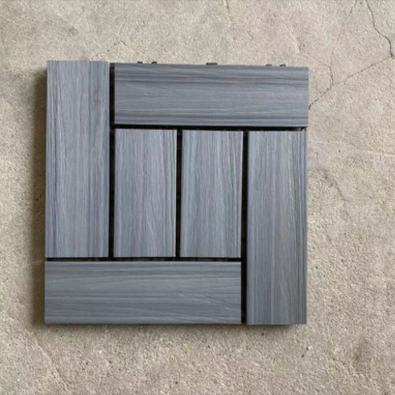 Interlocking Patio Flooring Tiles Striped Pattern Flooring Tiles Garden