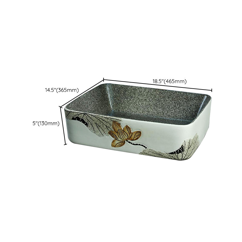 Porcelain Vessel Bathroom Sink Modern No Craftsmanship Vessel Bathroom Sink Only