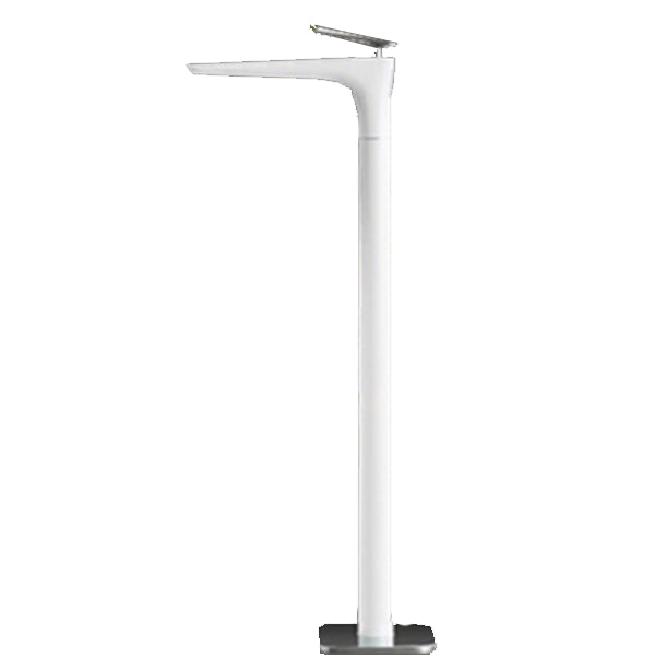 Modern Floor Mounted Freestanding Tub Filler Freestanding Copper High Arc Tub Filler Trim