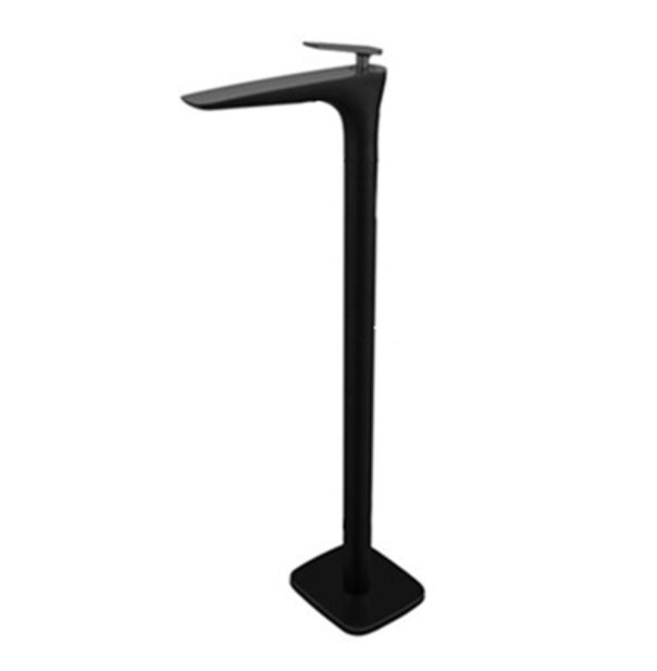 Modern Floor Mounted Freestanding Tub Filler Freestanding Copper High Arc Tub Filler Trim