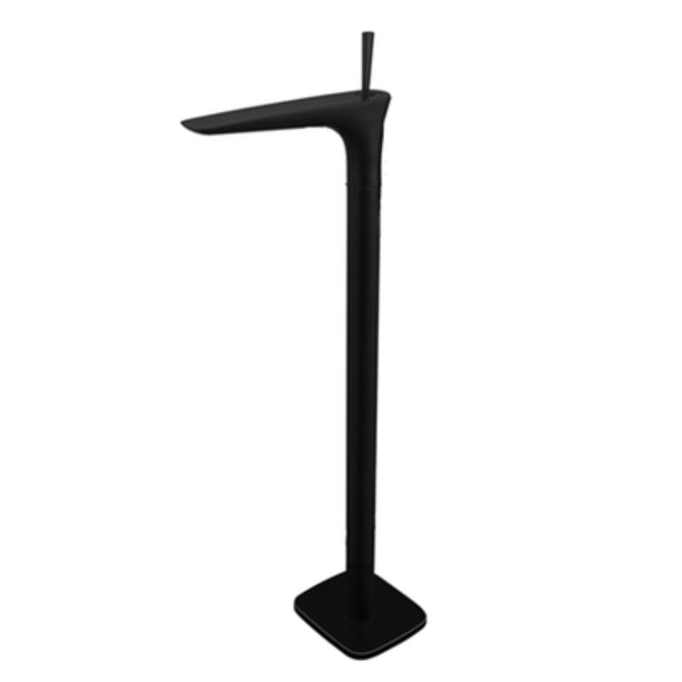 Modern Floor Mounted Freestanding Tub Filler Freestanding Copper High Arc Tub Filler Trim