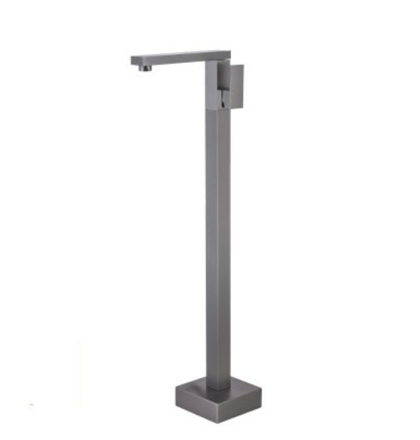Modern Floor Mounted Freestanding Tub Filler Freestanding Copper High Arc Tub Filler Trim