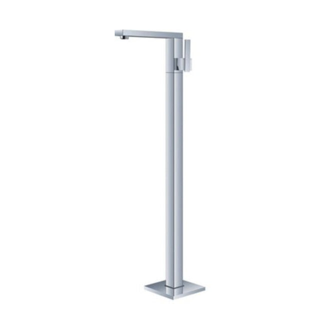 Modern Floor Mounted Freestanding Tub Filler Freestanding Copper High Arc Tub Filler Trim