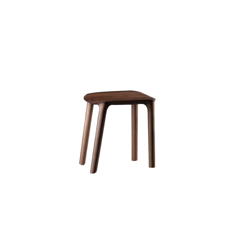 Solid Wood Counter and Bar Stool Indoor Industrial Backless Stool