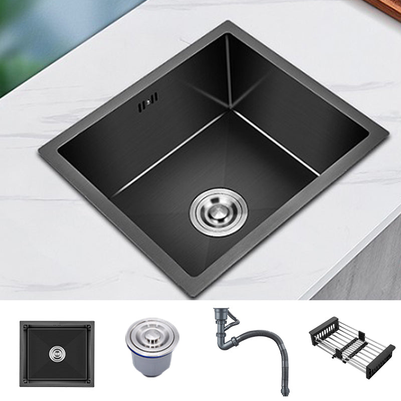 Stainless Steel Kitchen Sink Modern Kitchen Bar Sink with Drain Assembly