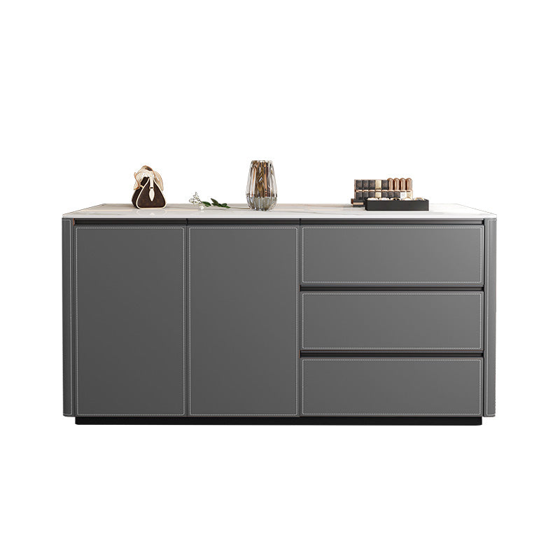 Modern Dining Room Kitchen Island Table Prep Table with Drawer