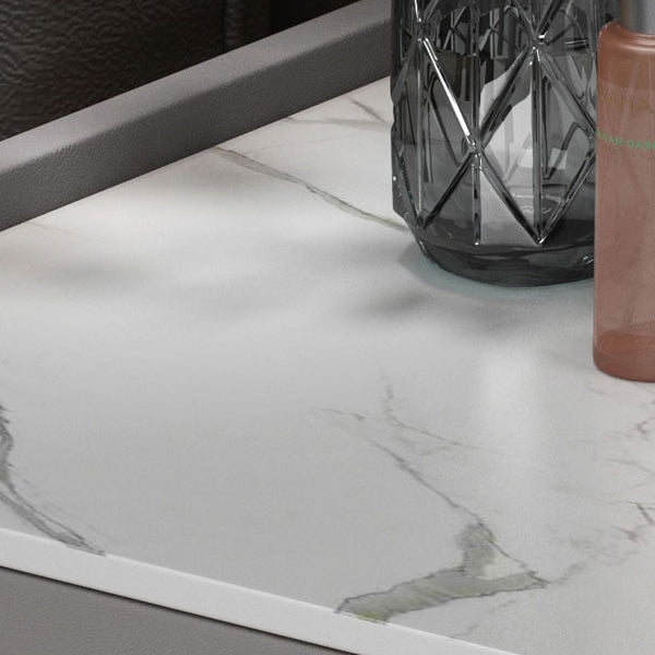 Contemporary Double Drawers Make-up Vanity Marble Makeup Vanity Desk Table