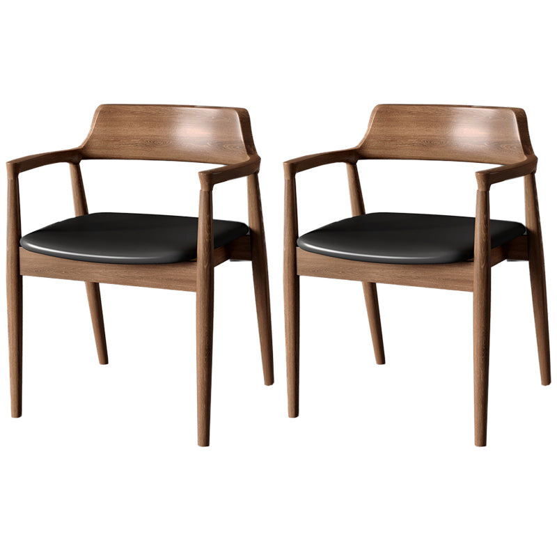 Modern Style Dinette Set 1/2/3/4/5 Pcs Round Solid Wood Dinette Table with Dining Chair