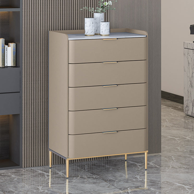 Classic Glam Storage Chest Stone Dresser with 5/4/3 Drawers , 15.6 Inch W