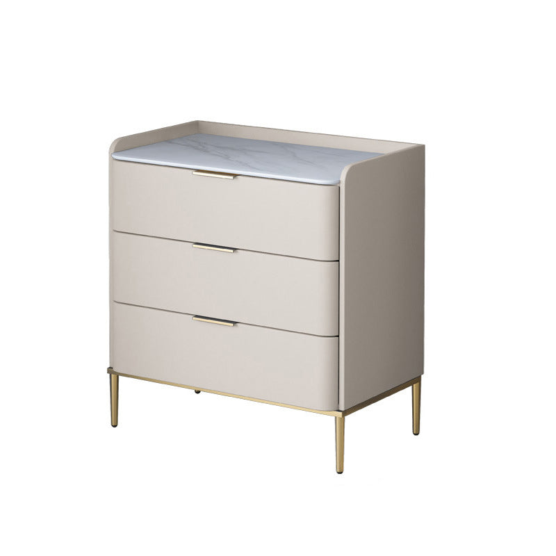 Classic Glam Storage Chest Stone Dresser with 5/4/3 Drawers , 15.6 Inch W