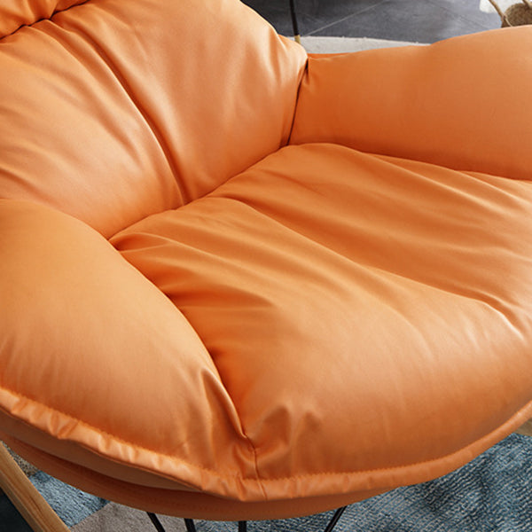 Modern Leisure Chaise Rocking Chair Lounge Upholstered Chaise for Living Room