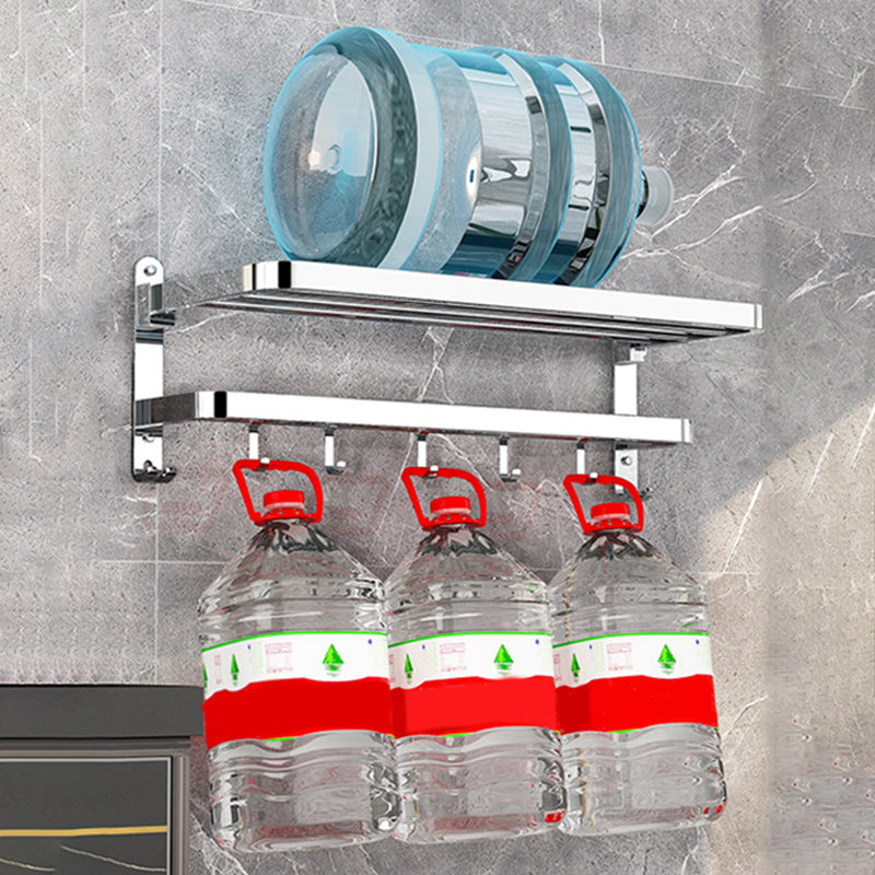 Modern Bathroom Hardware Set Silver Metal Bathroom Accessory