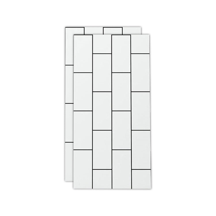 Floor Wall Tile Marble Pattern Wallpaper Rectangular Bathroom Kitchen Wallpaper