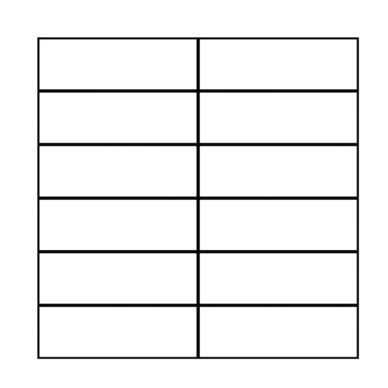 Tile-Peel & Stick Rectangle White Plastic Waterproof Tile-Peel & Stick for Shower 10 Pack