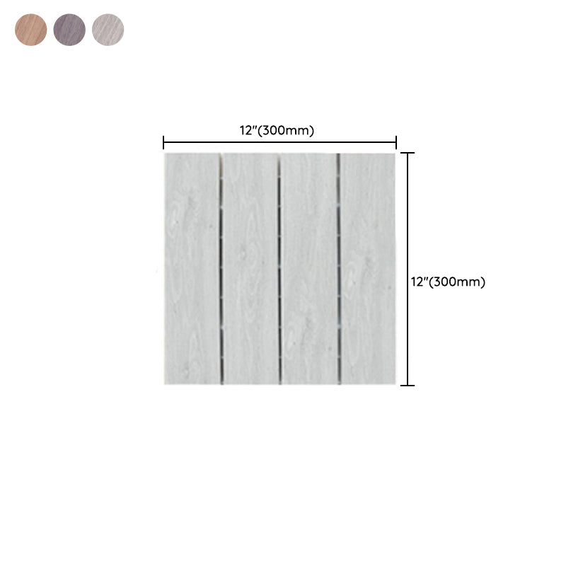Modern Style Wood Flooring Non-slip Rectangle Outdoor Wood Flooring