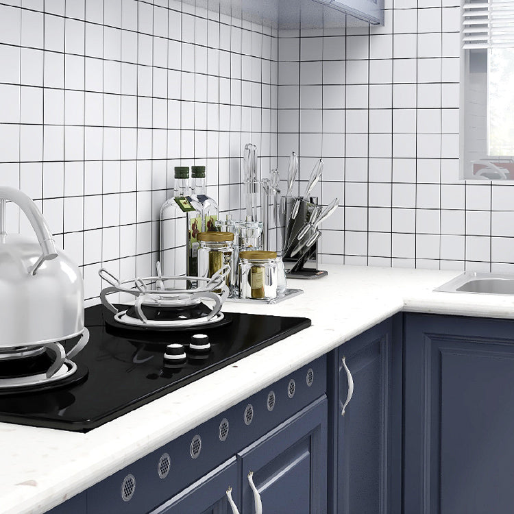 PVC Tile Peel and Stick Tile Kitchen Waterproof Backsplash Peel and Stick Wall Tile