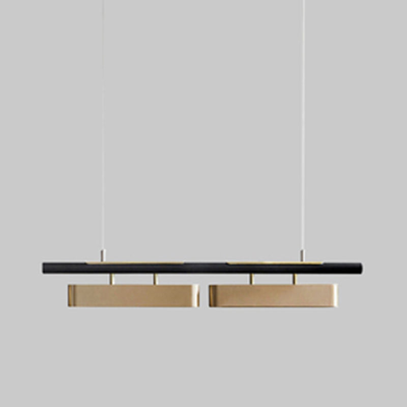 Modern Gold Shade Chandelier Lamp Metal Ceiling Pendant Light for Kitchen
