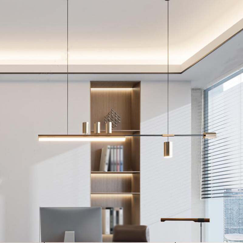 Modern LED Island Fixture Metal Ceiling Pendant Light for Kitchen