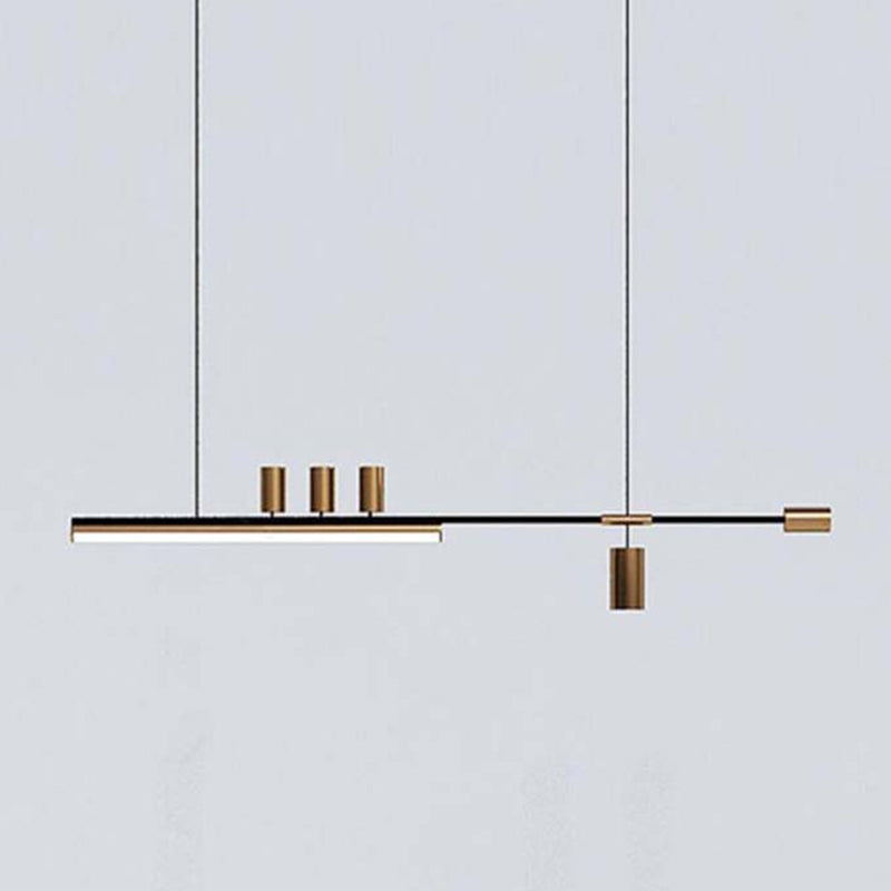 Modern LED Island Fixture Metal Ceiling Pendant Light for Kitchen