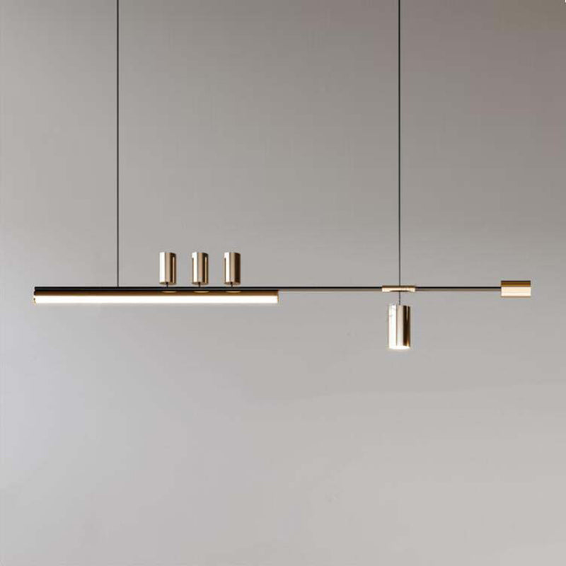 Modern LED Island Fixture Metal Ceiling Pendant Light for Kitchen