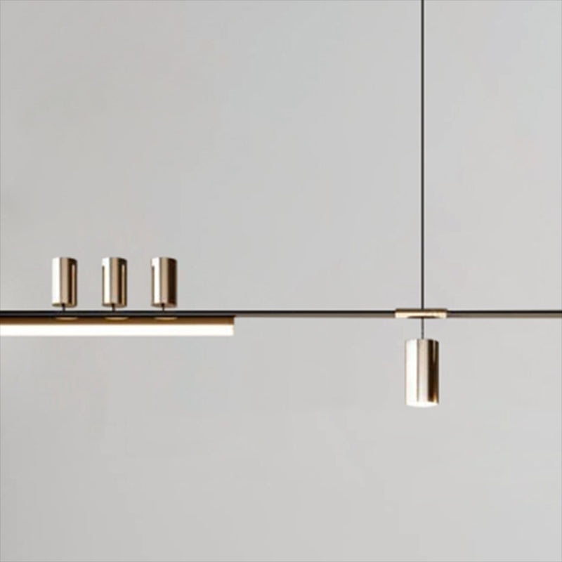 Modern LED Island Fixture Metal Ceiling Pendant Light for Kitchen