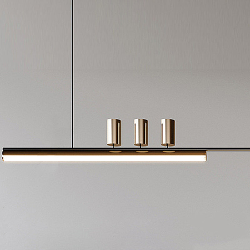 Modern LED Island Fixture Metal Ceiling Pendant Light for Kitchen