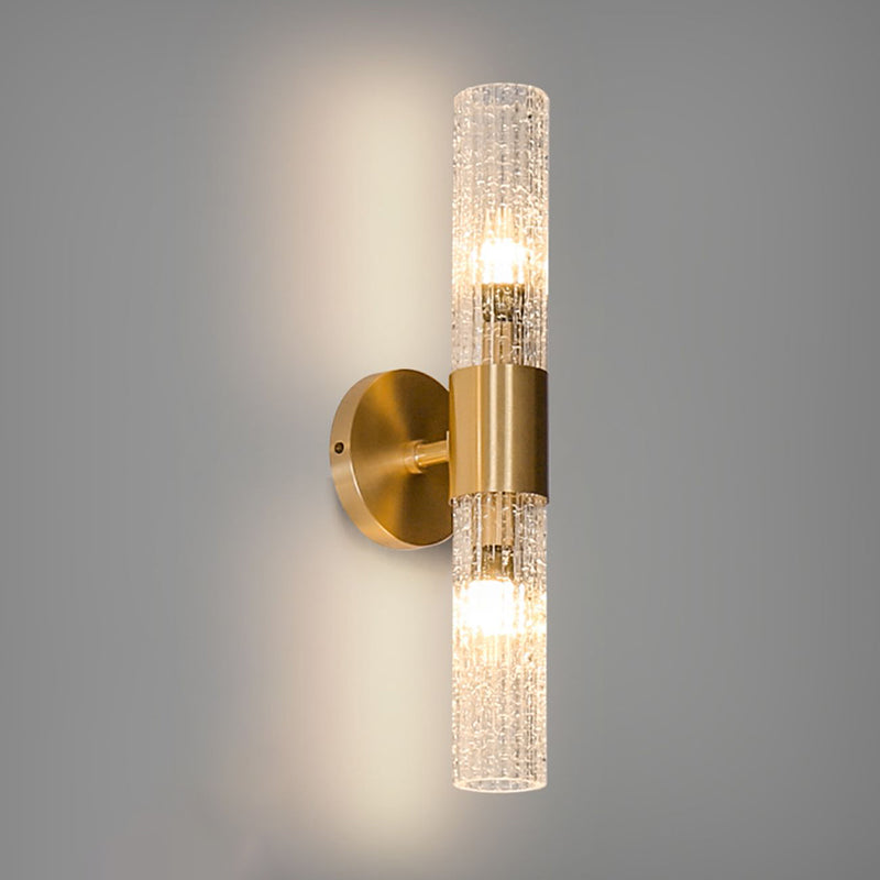 Modern Wall Light Fixture Minimalist Wall Light Sconce with Glass Shade for Bedroom