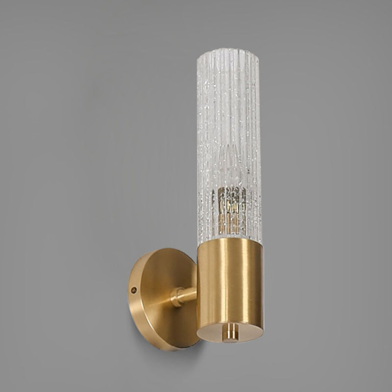 Modern Wall Light Fixture Minimalist Wall Light Sconce with Glass Shade for Bedroom