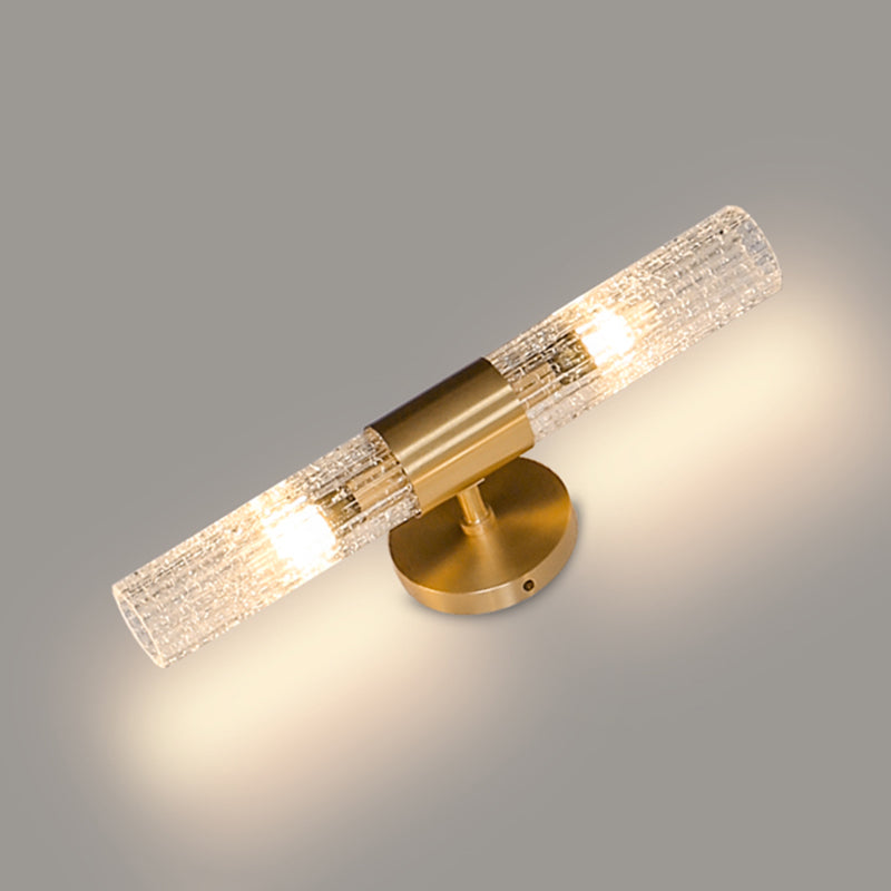 Modern Wall Light Fixture Minimalist Wall Light Sconce with Glass Shade for Bedroom