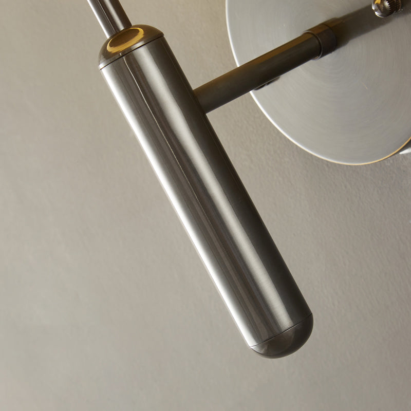 Modern Wall Lamp Minimalist Wall Vanity Lights with Glass Shade for Washroom