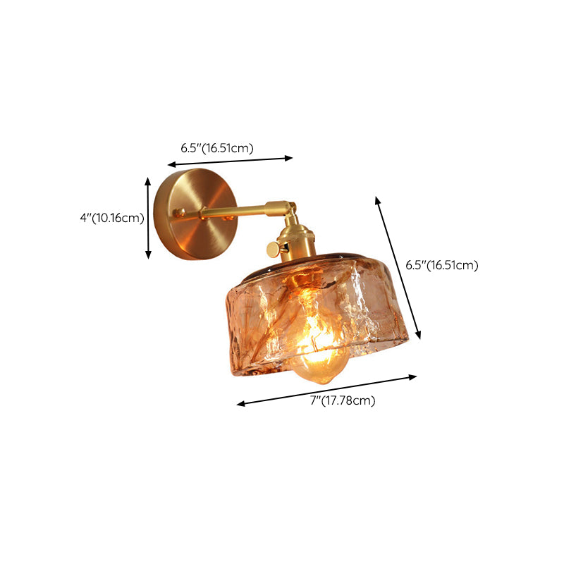 Modern Wall Lamp Geometric 1 Light Wall Vanity Lights for Bathroom