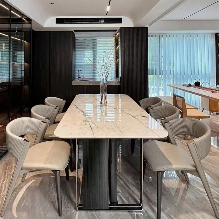 Rectangle Dinner Room Kitchen Table Contemporary Dining Table