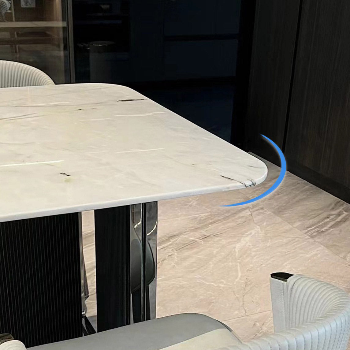 Rectangle Dinner Room Kitchen Table Contemporary Dining Table