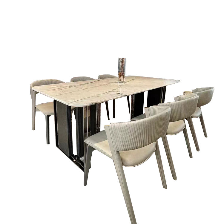 Rectangle Dinner Room Kitchen Table Contemporary Dining Table