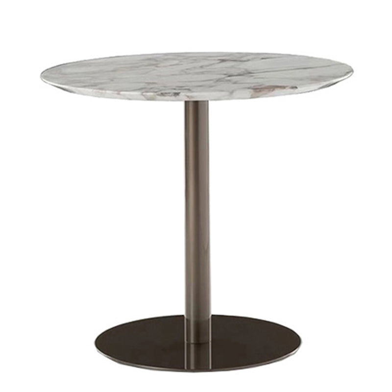 Industrial 1/3/4 Pcs Dining Set Stone Round Dining Table Set