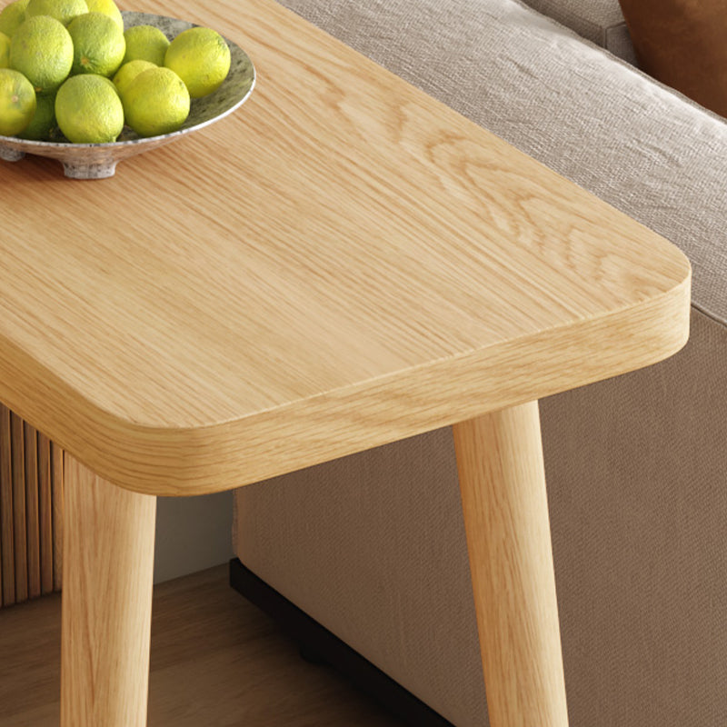 Modern Solid Wood Bar Table Rectangle Dining Table for Kitchen