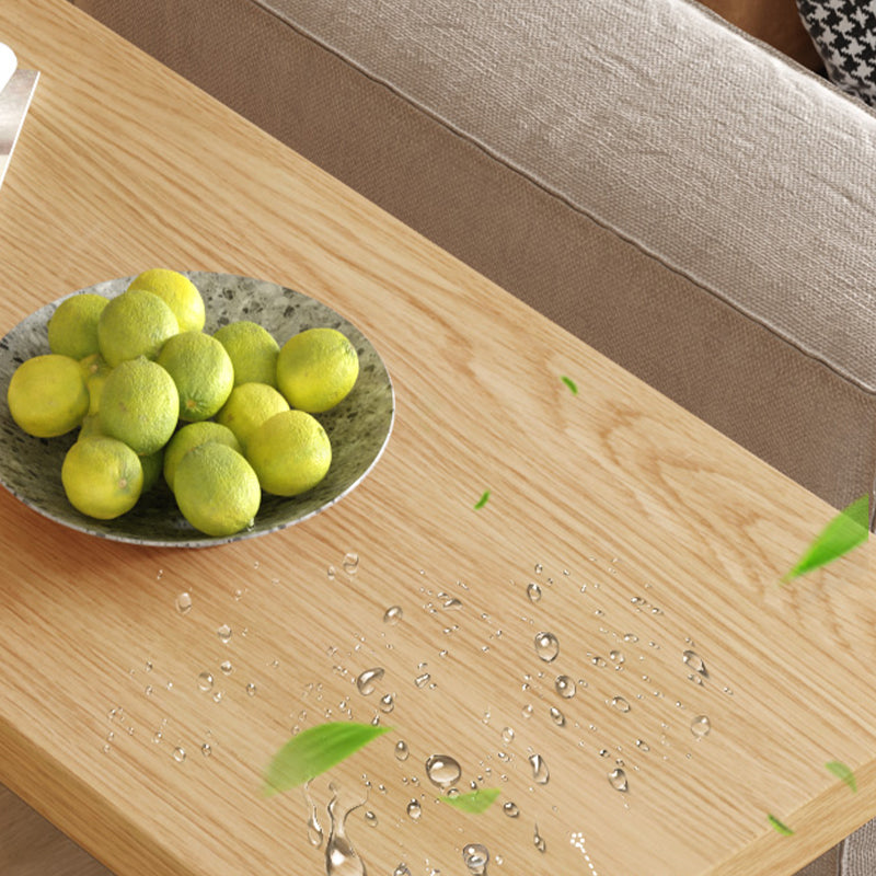 Modern Solid Wood Bar Table Rectangle Dining Table for Kitchen