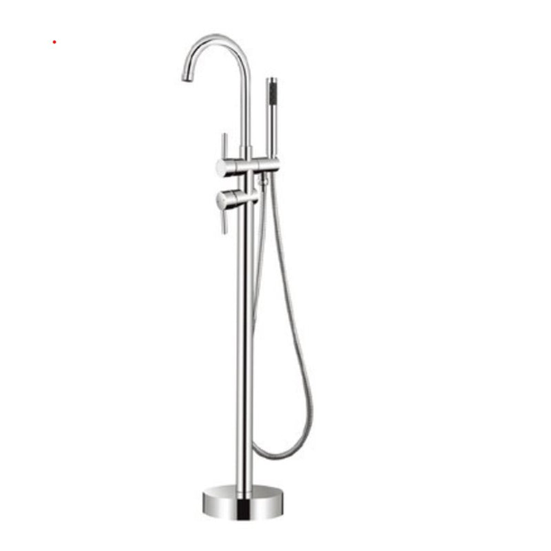 Floor Standing Bathroom Faucet Handheld Shower Bathtub Faucet