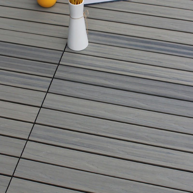 Deck Plank Interlocking Manufactured Wood Flooring Tiles Outdoor Flooring
