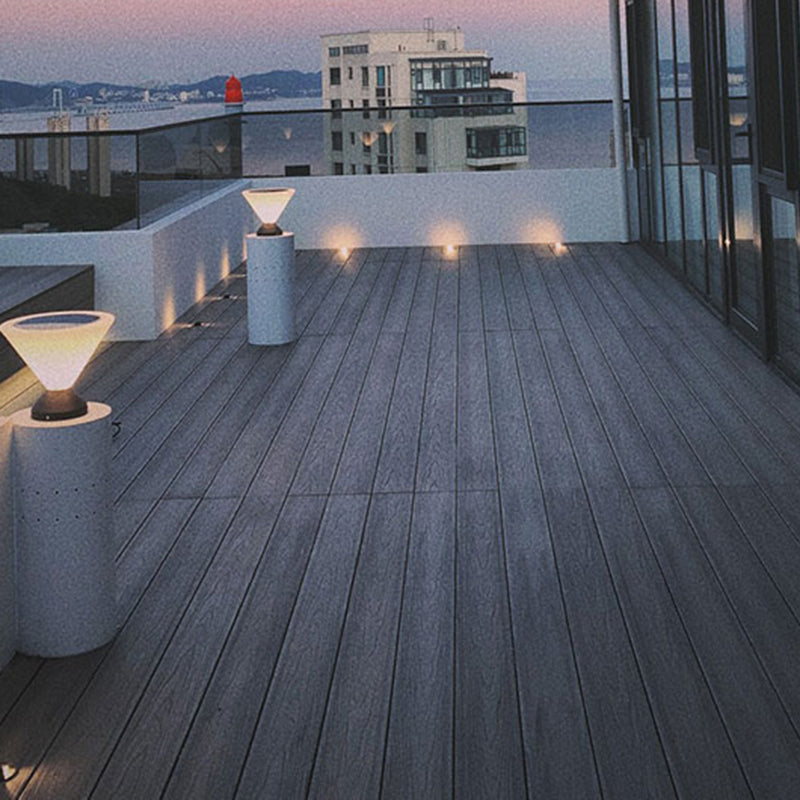 Embossed Nailed Decking Tiles Composite 118" x 5.5" Tile Kit Outdoor Patio