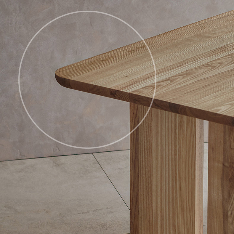 Modern Style Dining Furniture 1/2/3/4/5 Pcs Solid Wood Dining Set with Rectangle Table